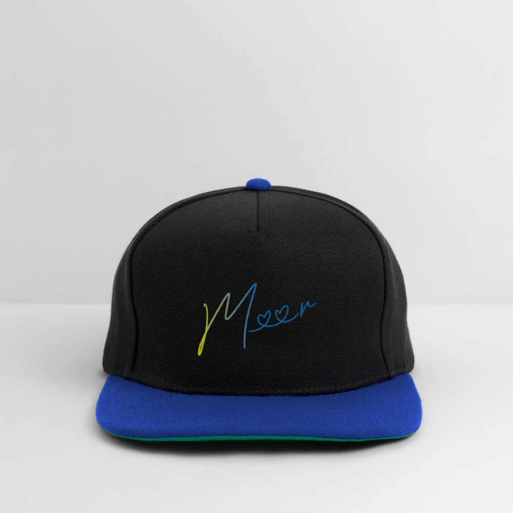 Snapback Cap - Meer - Schwarz/Königsblau