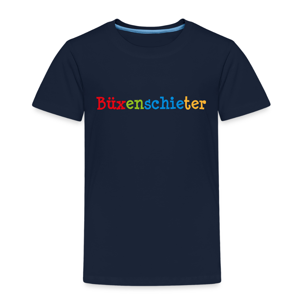 Kinder Premium T-Shirt - Büxenschieter - Navy