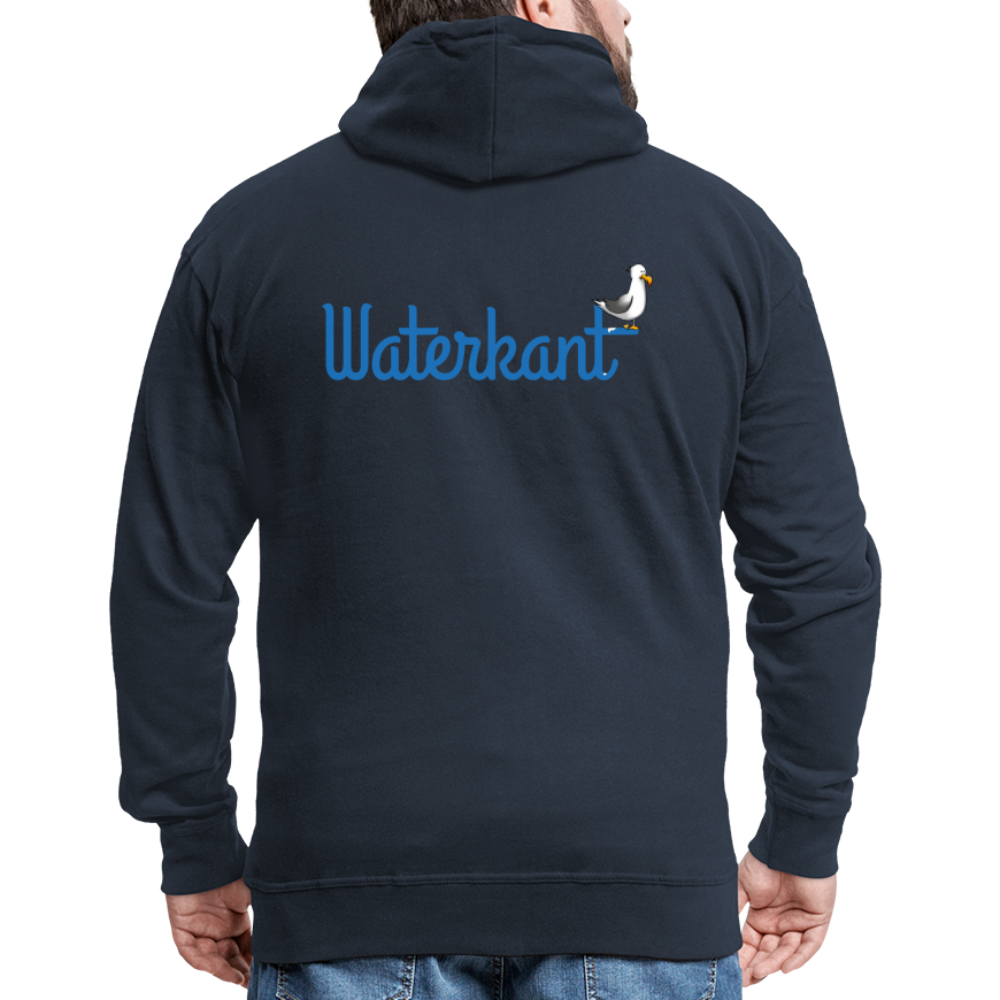Männer Premium Kapuzenjacke - Waterkant - Navy