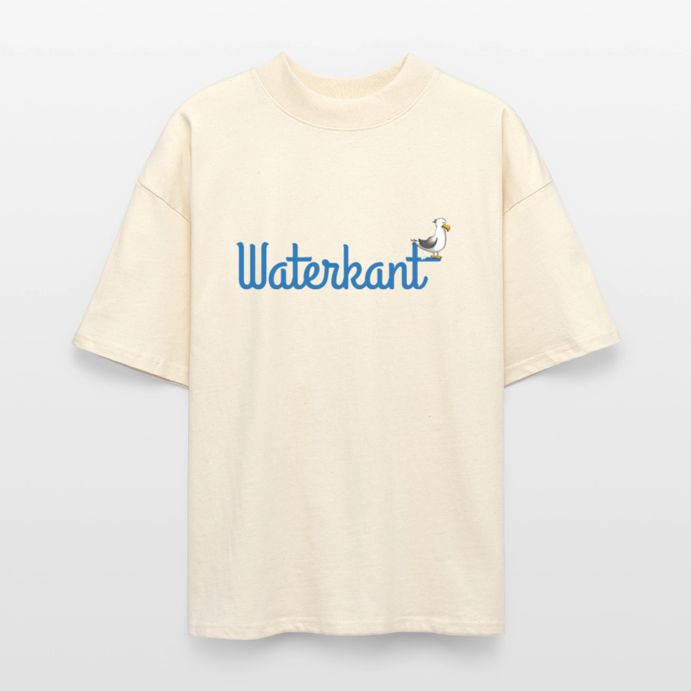 Unisex Oversize Bio-T-Shirt - Waterkant - Weißgrau