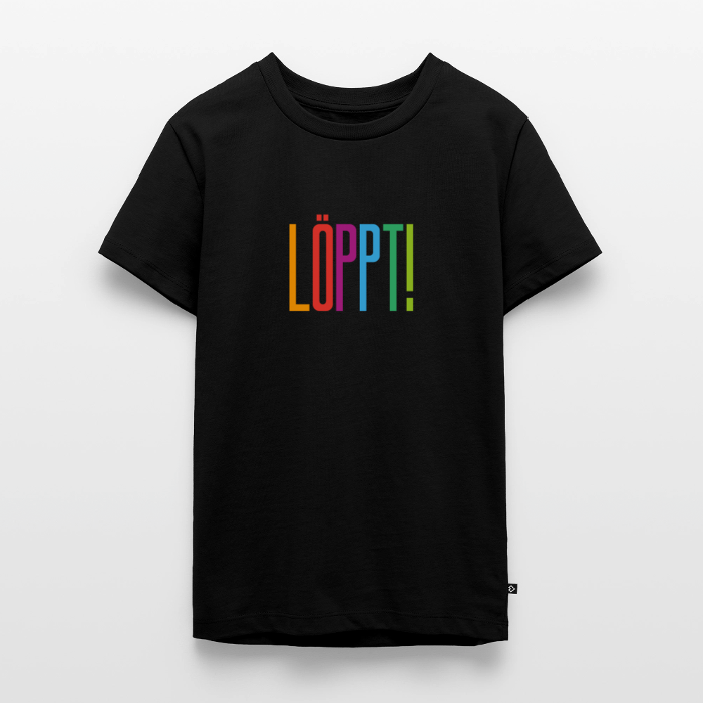 Teenager Premium T-Shirt - Löppt! - Schwarz