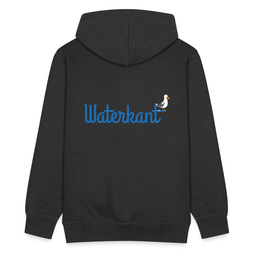 Männer Premium Kapuzenjacke - Waterkant - Schwarz