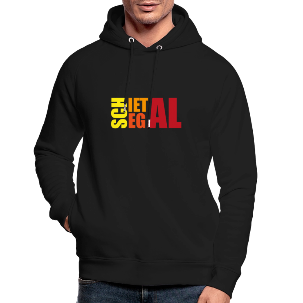 Unisex Bio-Hoodie - Schietegal - Schwarz