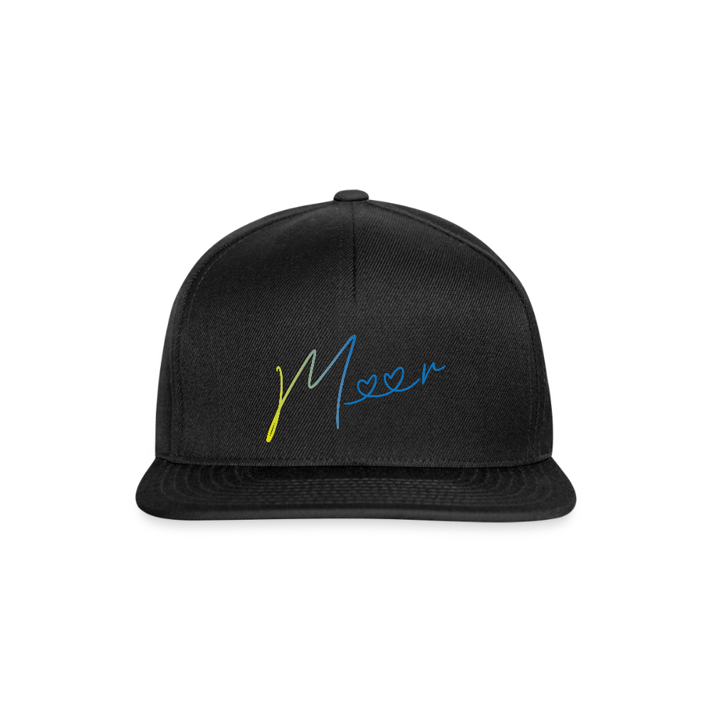 Snapback Cap - Meer - Schwarz/Schwarz