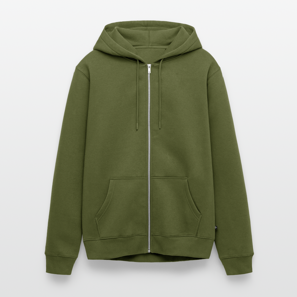 Herren Premium Kapuzenjacke - wat'n Schietweer (weiss) - Khaki