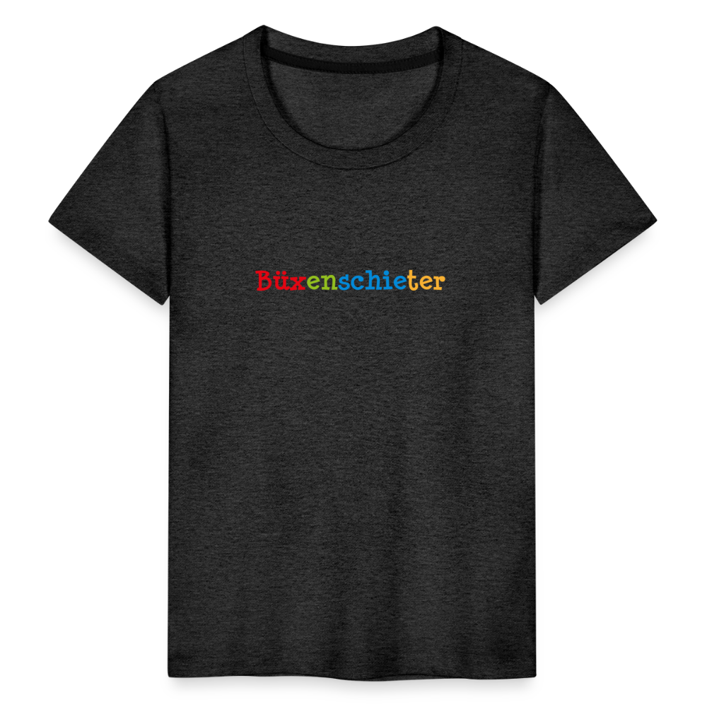 Kinder Premium T-Shirt - Büxenschieter - Anthrazit