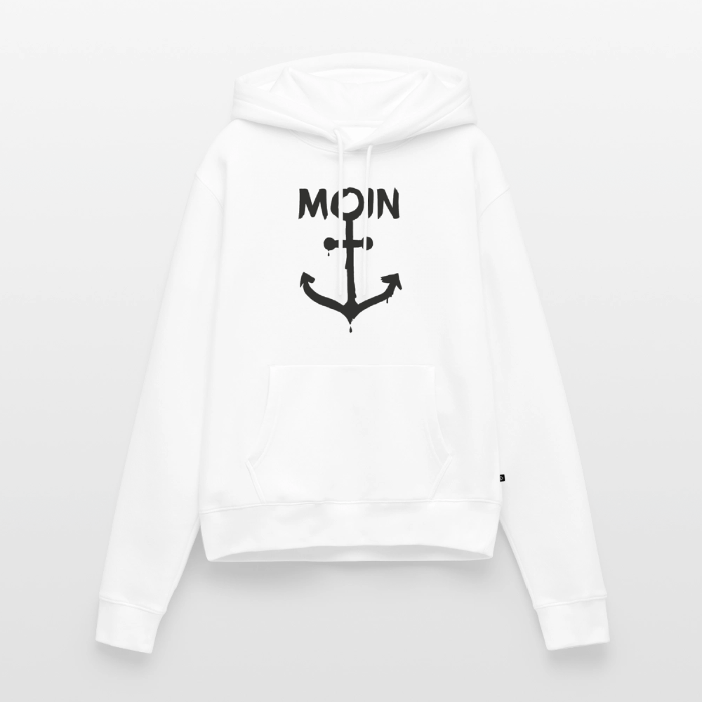 Damen Premium Hoodie - Moin Anker - Weiß