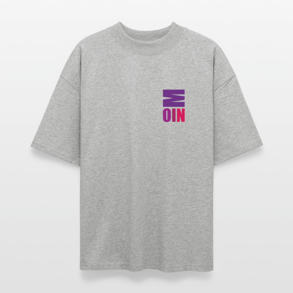Unisex Oversize Bio-T-Shirt - Moin - Grau meliert