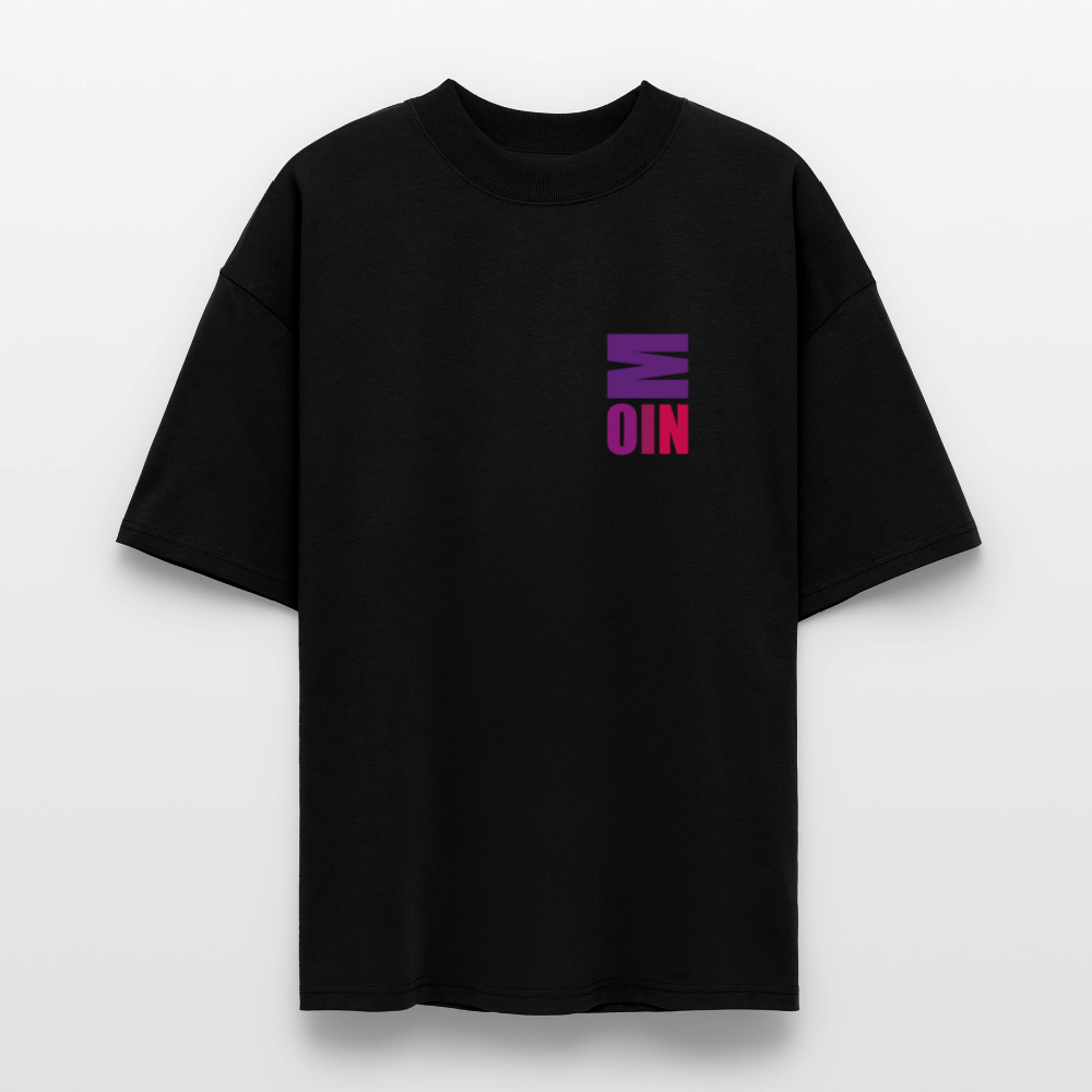 Unisex Oversize Bio-T-Shirt - Moin - Schwarz