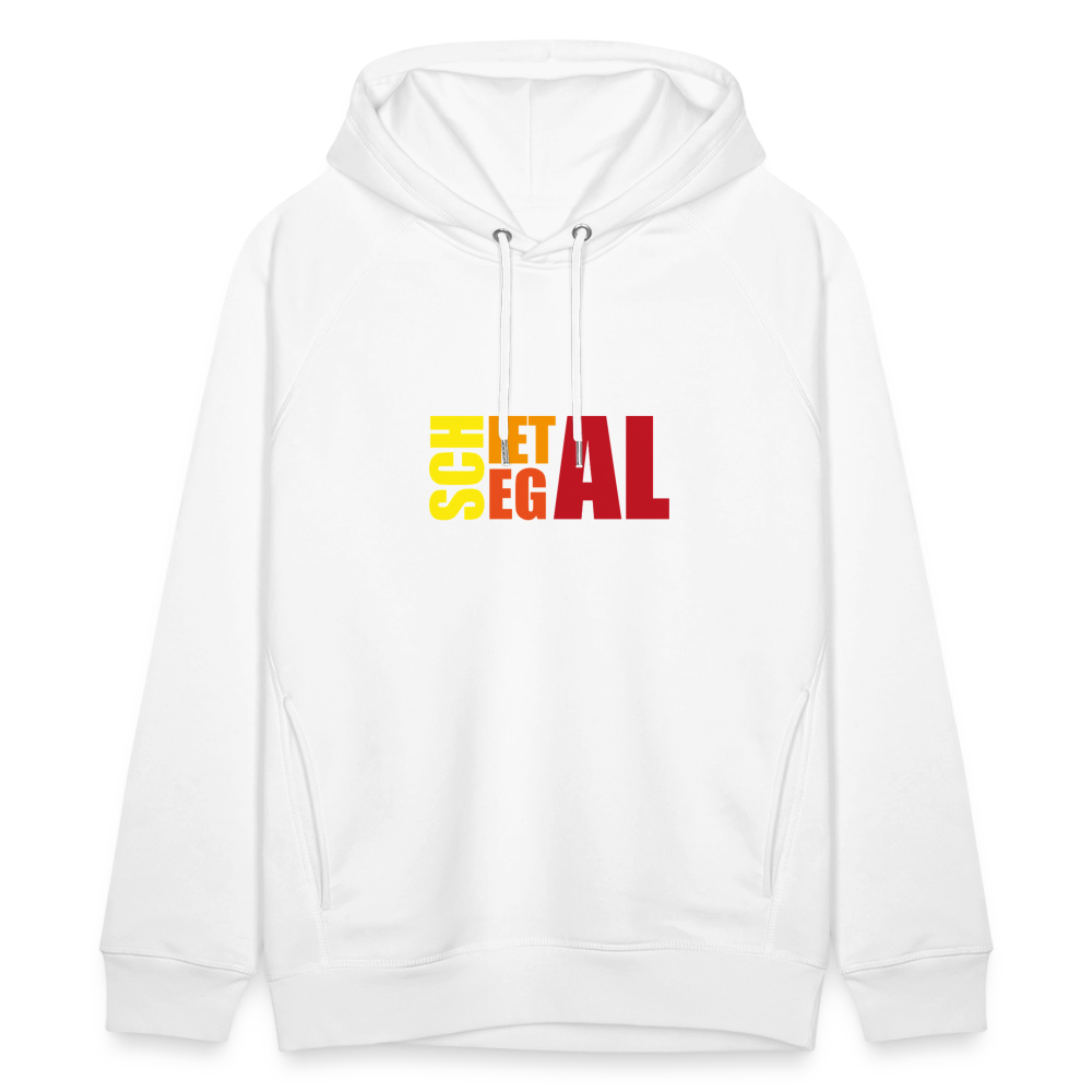 Unisex Bio-Hoodie - Schietegal - Weiß