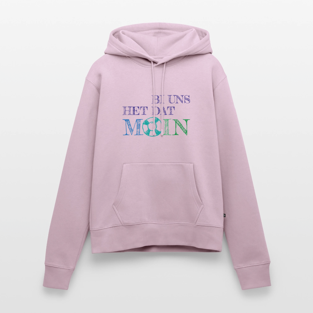Damen Premium Hoodie - Bi uns het dat Moin - Altrosa
