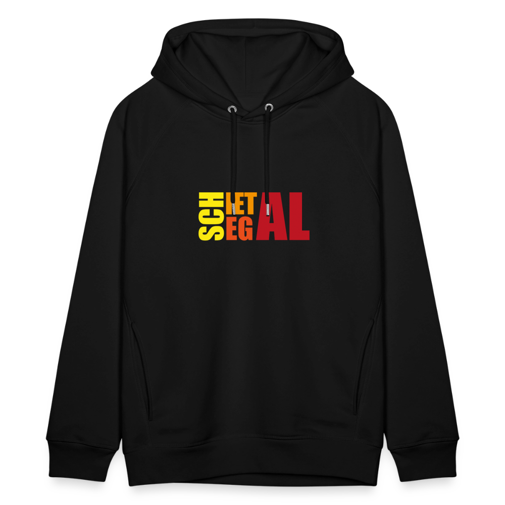 Unisex Bio-Hoodie - Schietegal - Schwarz