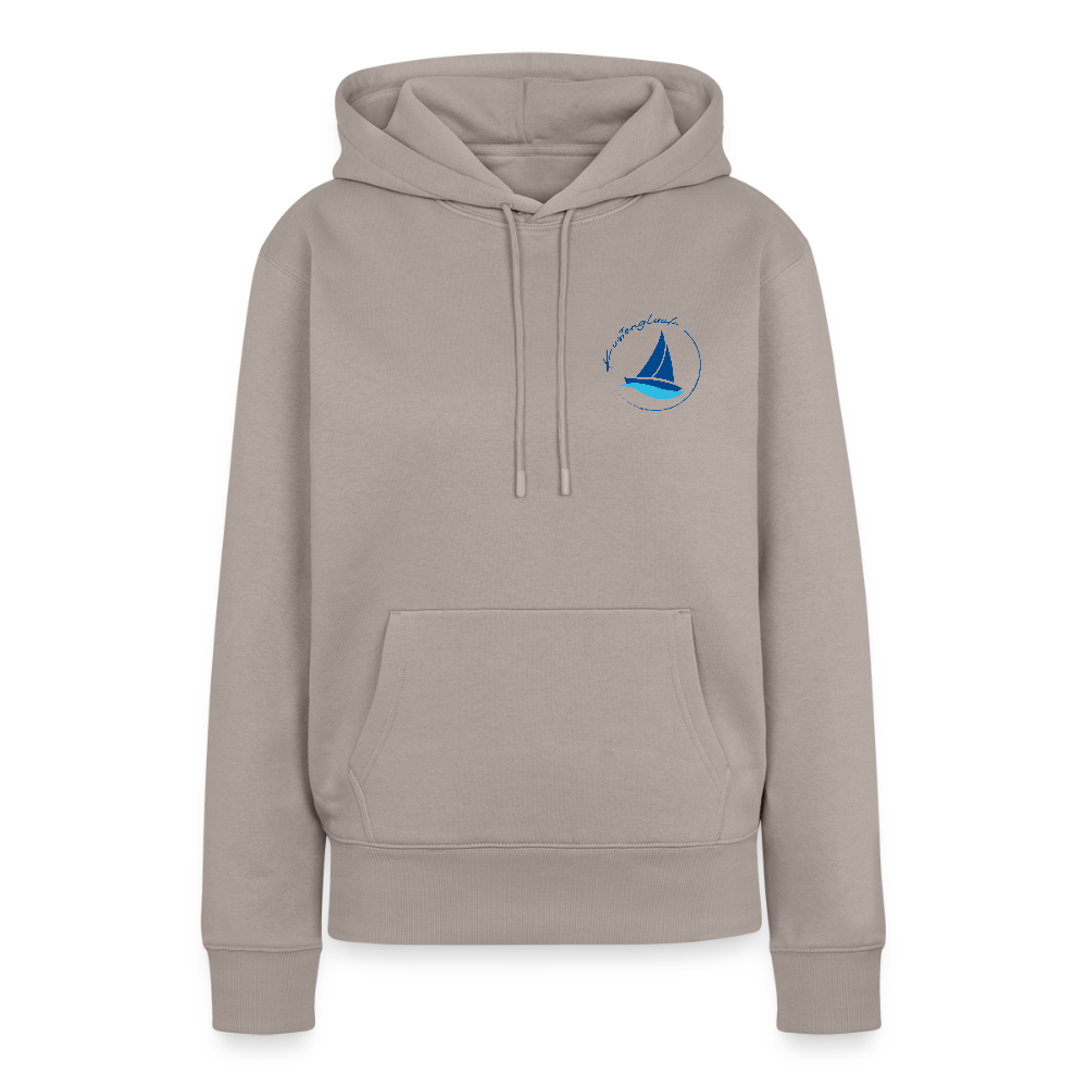 Frauen Premium Hoodie - Küstenglück - Taupe