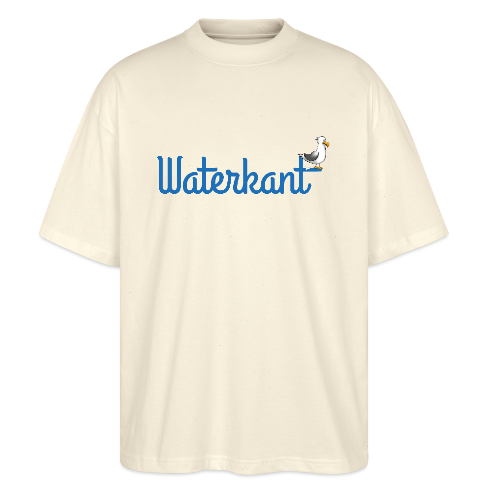 Unisex Oversize Bio-T-Shirt - Waterkant - Weißgrau