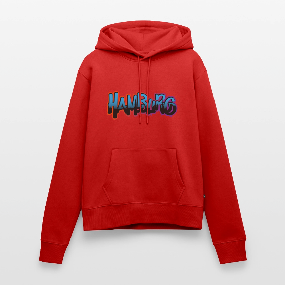 Damen Premium Hoodie - Hamburg - Rot