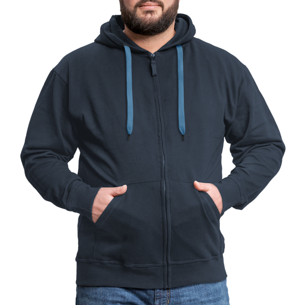 Männer Premium Kapuzenjacke - Waterkant - Navy