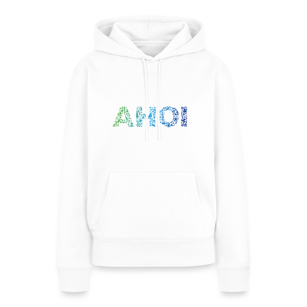 Damen Premium Hoodie - Ahoi doodles - Weiß