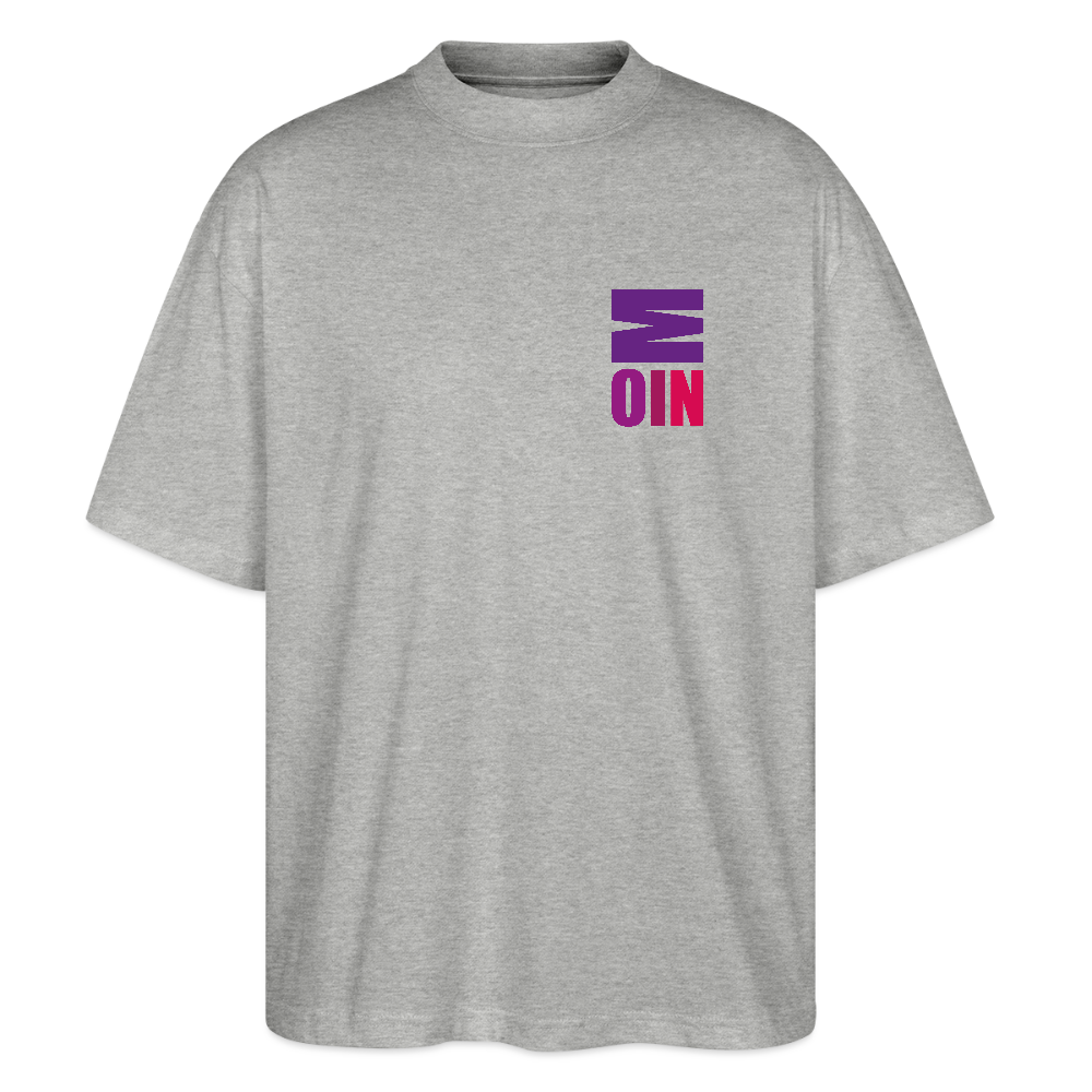 Unisex Oversize Bio-T-Shirt - Moin - Grau meliert