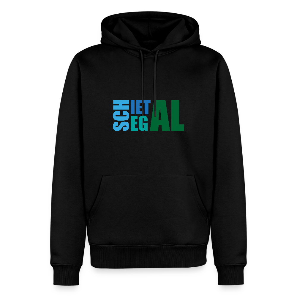Herren Premium Hoodie - Schietegal - Schwarz