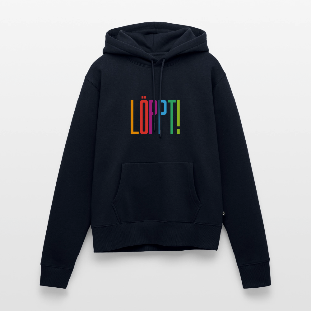 Damen Premium Hoodie - Löppt! - Navy