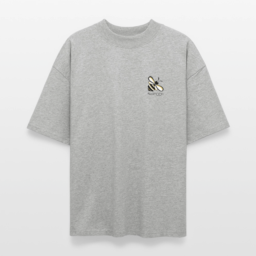 Unisex Oversize Bio-T-Shirt - Plüschmoors - Grau meliert