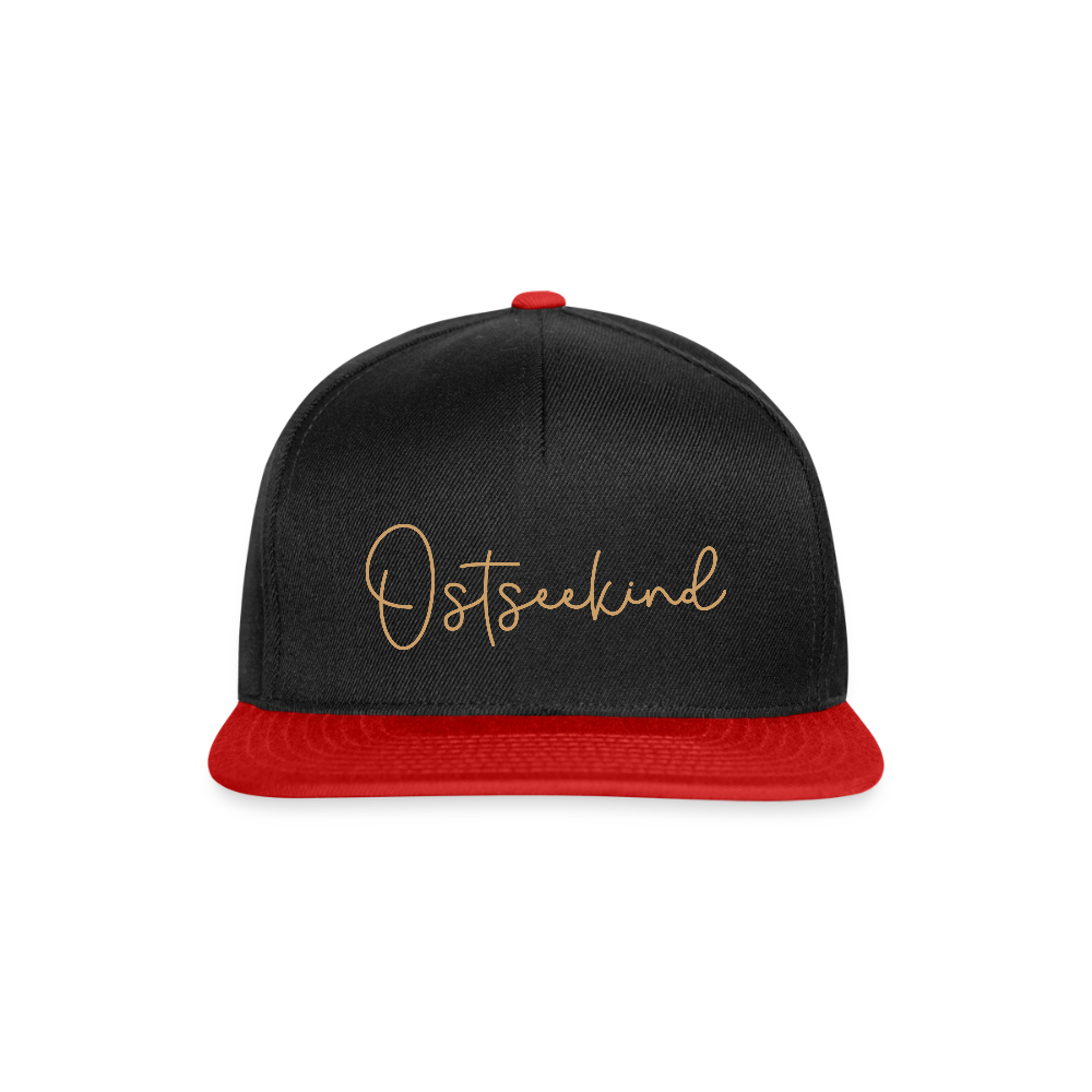 Snapback Cap - Ostseekind - Schwarz/Rot