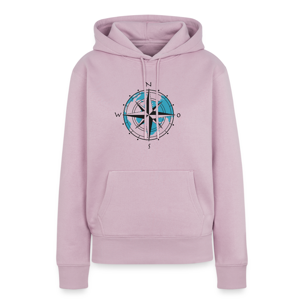 Damen Premium Hoodie - Kompass - Altrosa