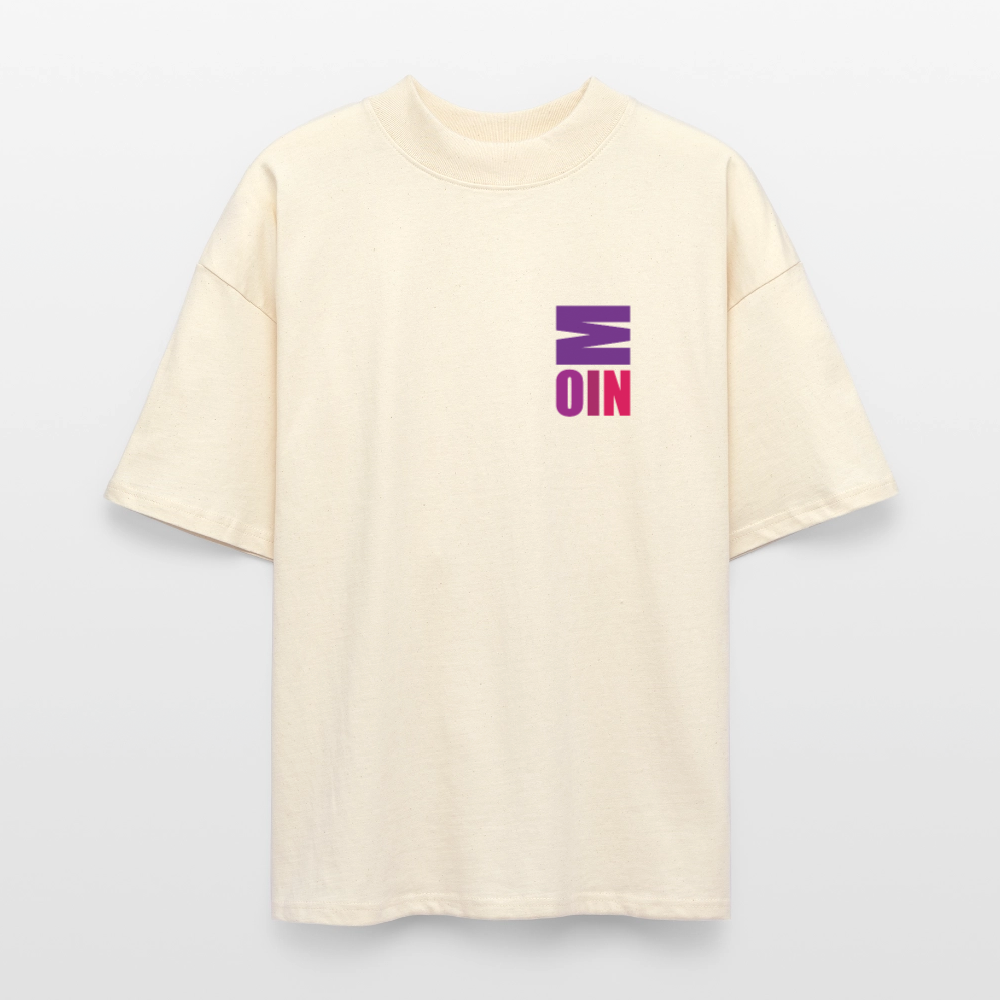 Unisex Oversize Bio-T-Shirt - Moin - Weißgrau