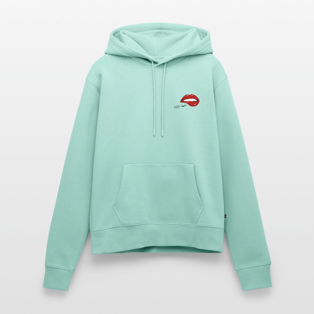 Damen Premium Hoodie - Sööt Lippen - Mint