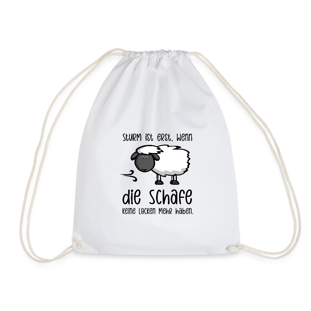 Turnbeutel - Schaf - Weiß