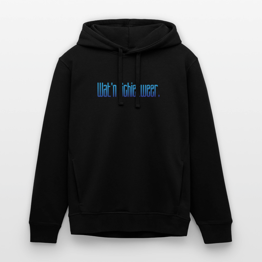 Unisex Bio-Hoodie - wat'n Schietweer - Schwarz