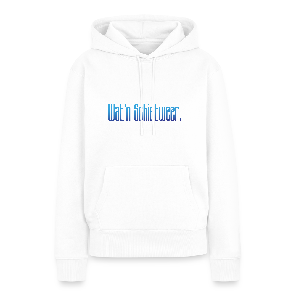 Damen Premium Hoodie - wat'n Schietweer - Weiß
