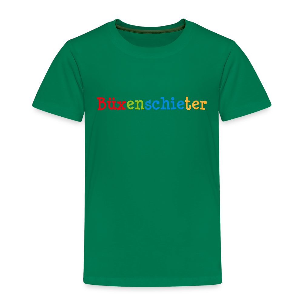 Kinder Premium T-Shirt - Büxenschieter - Kelly Green