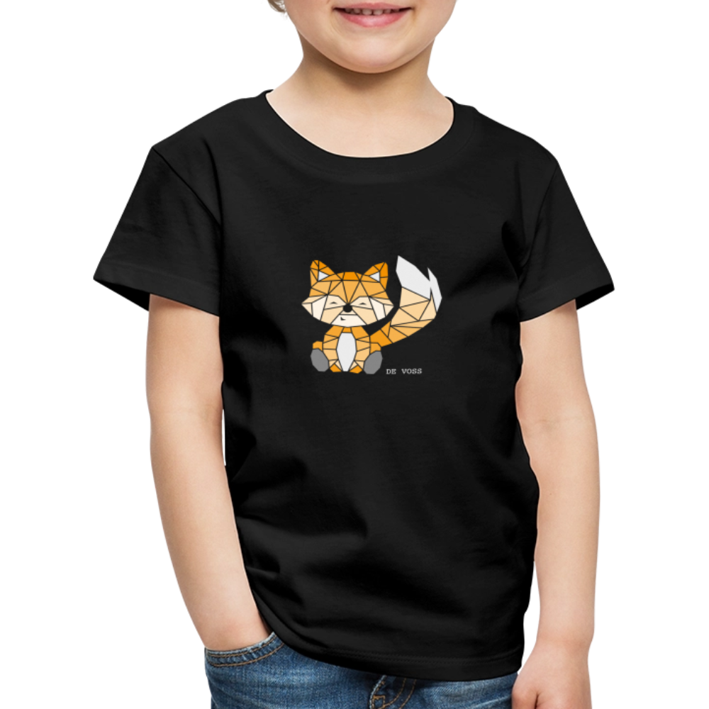 Kinder Premium T-Shirt - De Voss (weiss) - Schwarz