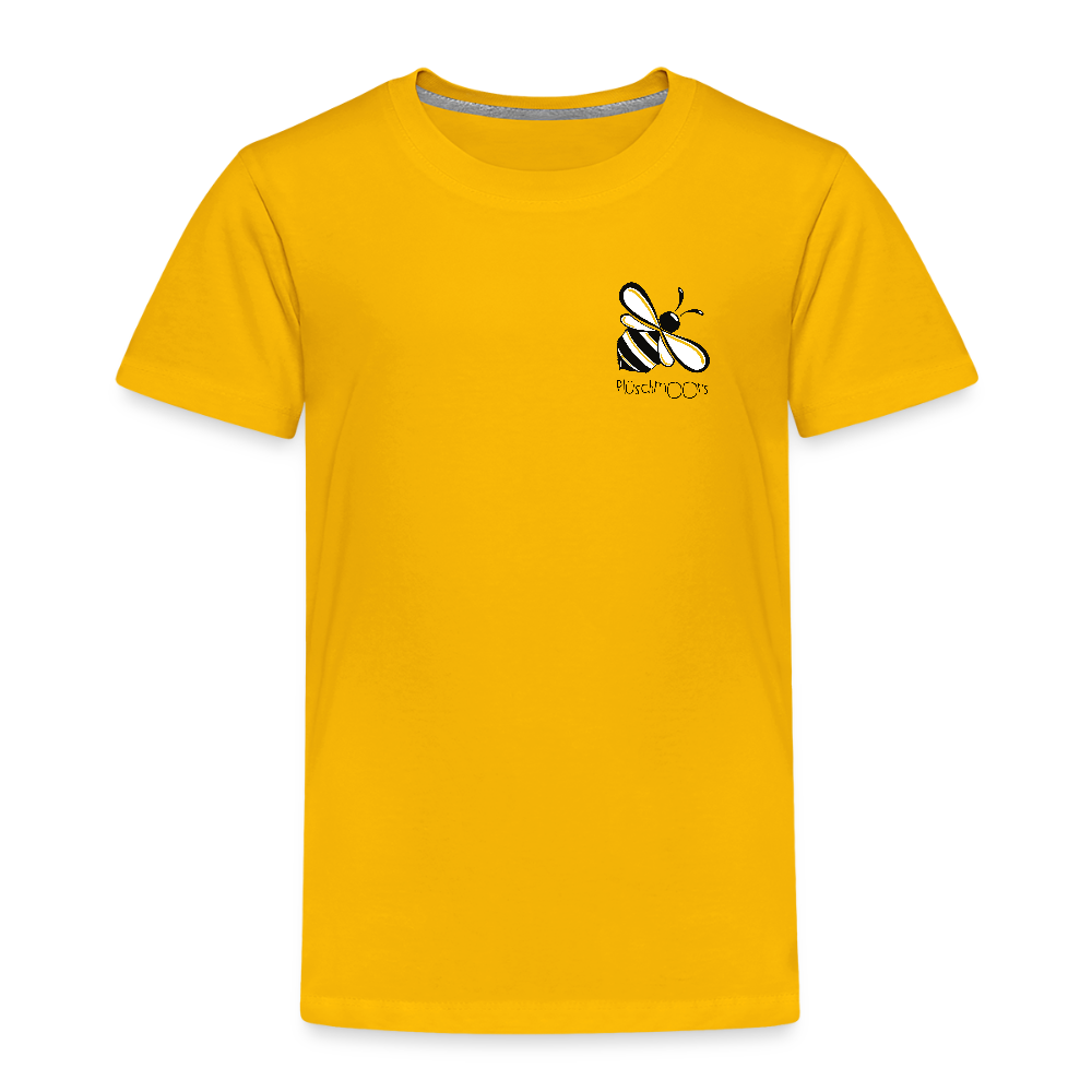 Kinder Premium T-Shirt - Plüschmoors - Sonnengelb