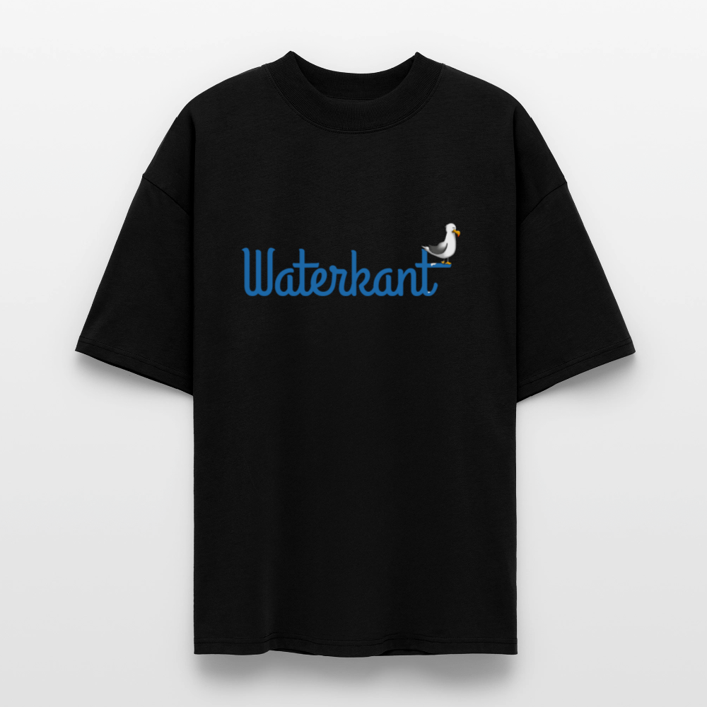 Unisex Oversize Bio-T-Shirt - Waterkant - Schwarz