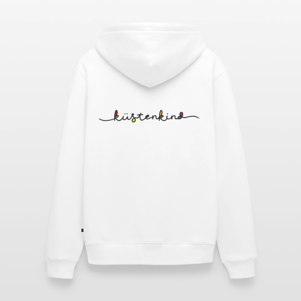 Herren Premium Kapuzenjacke - Küstenkind - Weiß