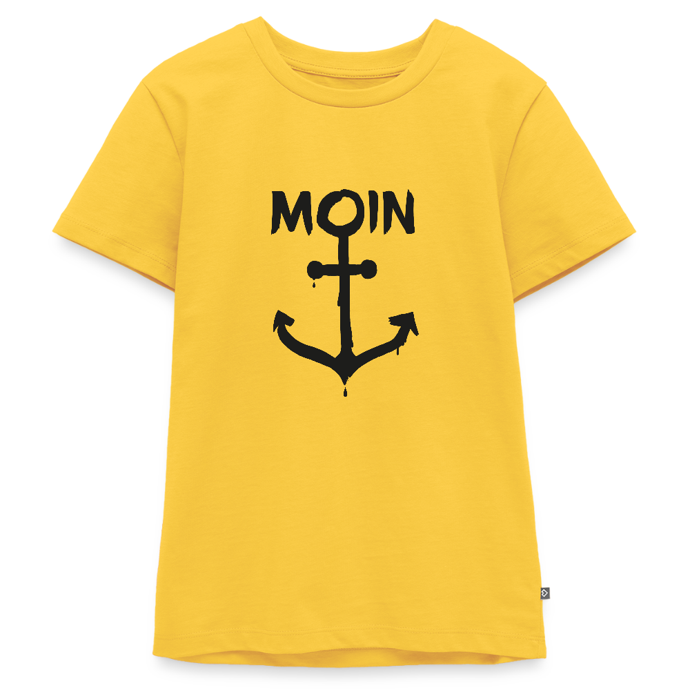 Teenager Premium T-Shirt - Moin Anker - Gelb