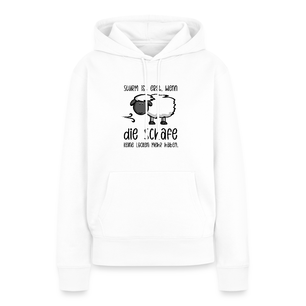 Damen Premium Hoodie - Schaf - Weiß