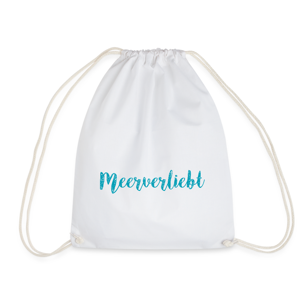 Turnbeutel - Meerverliebt - Weiß