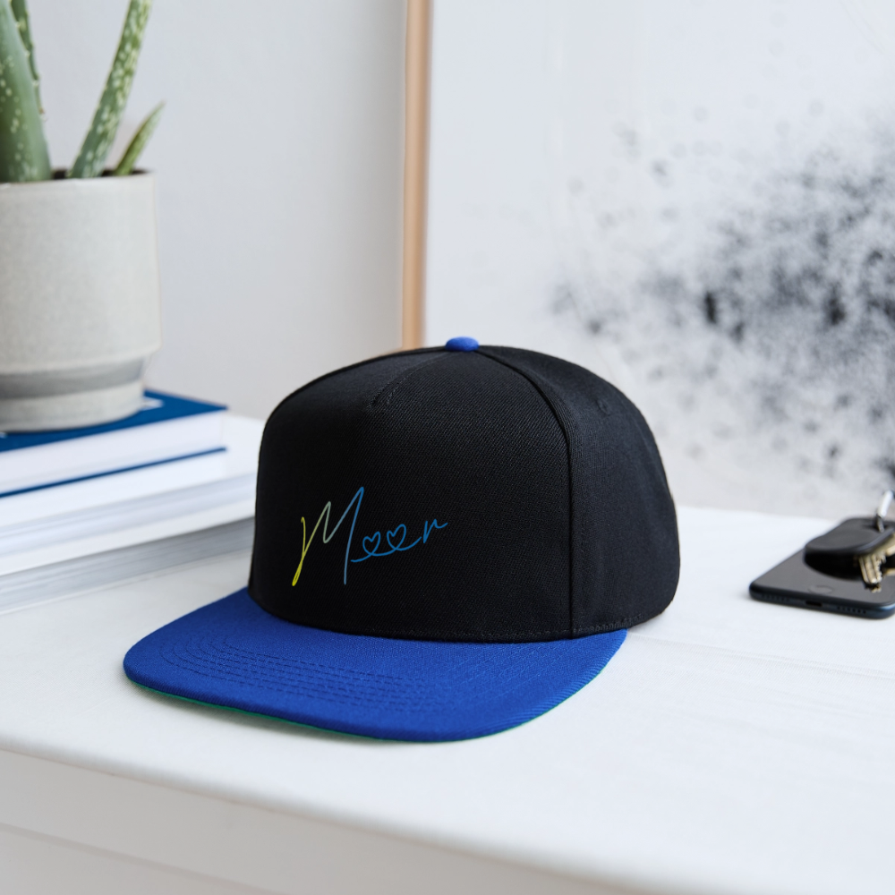 Snapback Cap - Meer - Schwarz/Königsblau