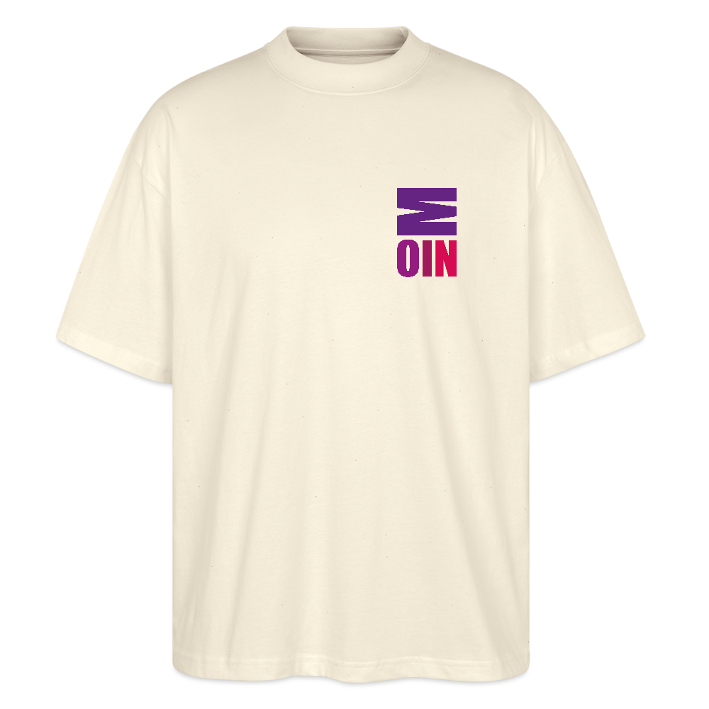 Unisex Oversize Bio-T-Shirt - Moin - Weißgrau
