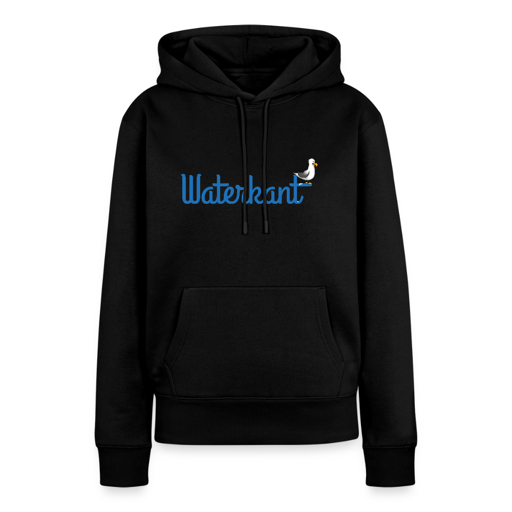 Damen Premium Hoodie - Waterkant - Schwarz