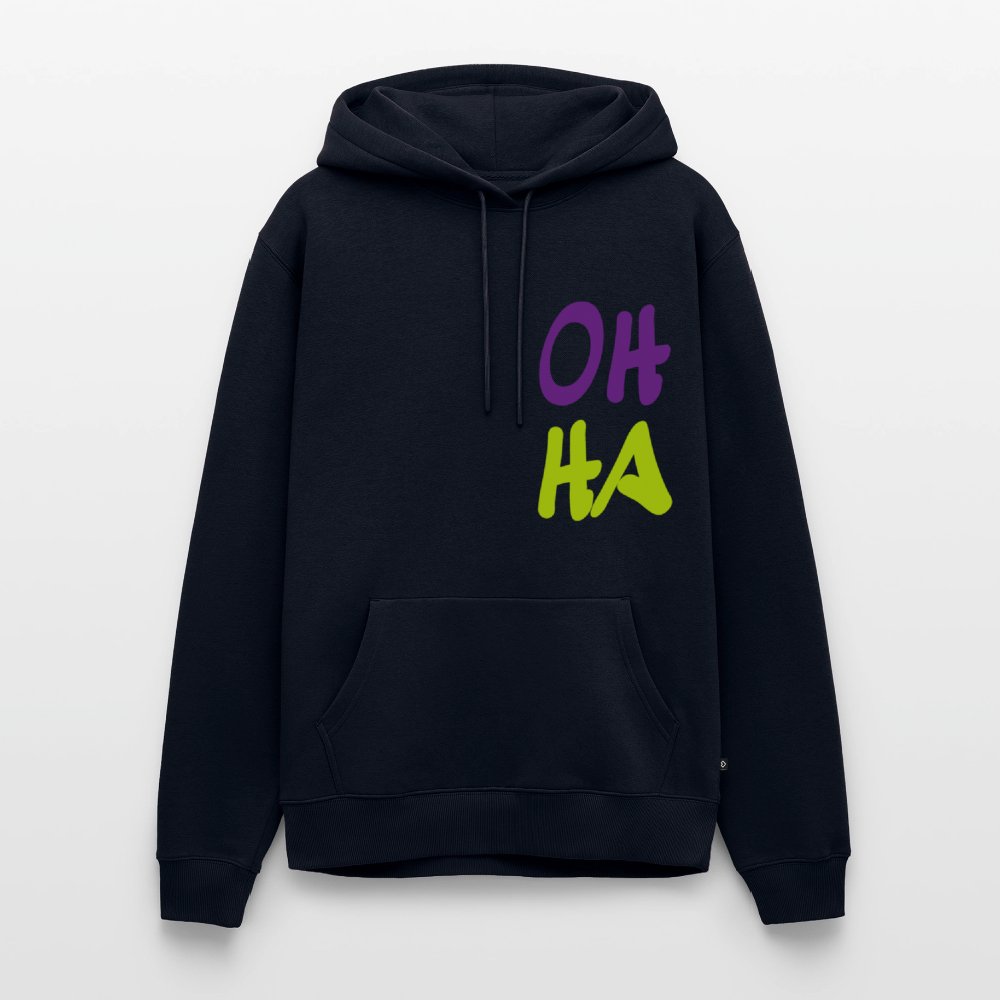 Herren Premium Hoodie - Oh ha - Navy
