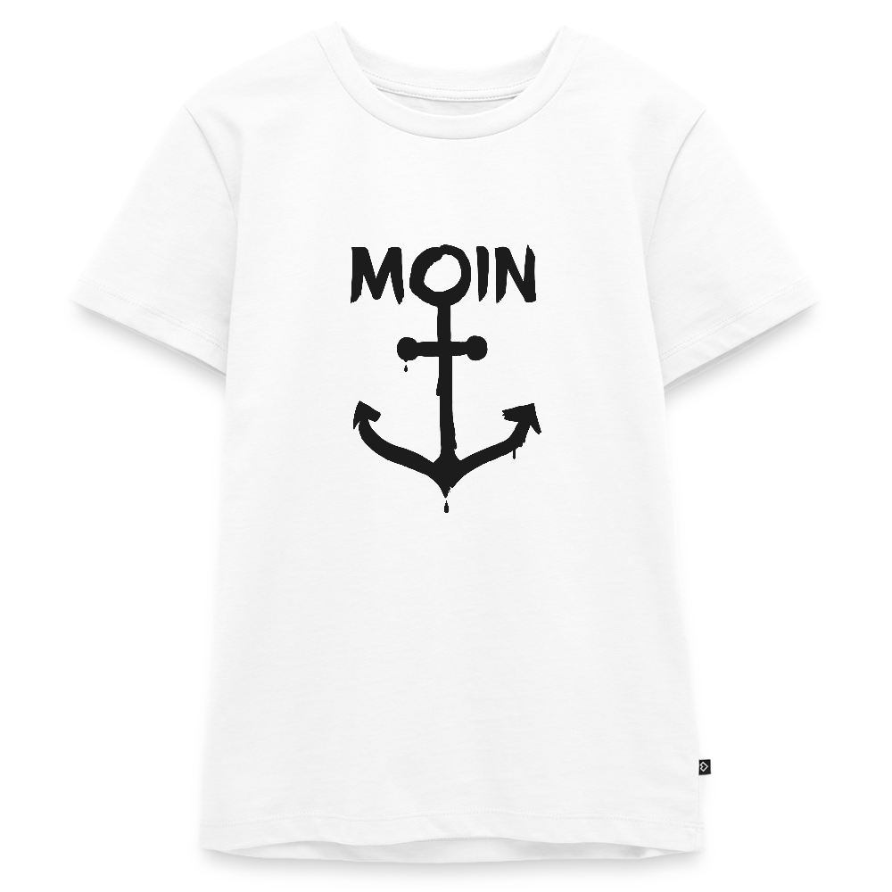 Teenager Premium T-Shirt - Moin Anker - Weiß