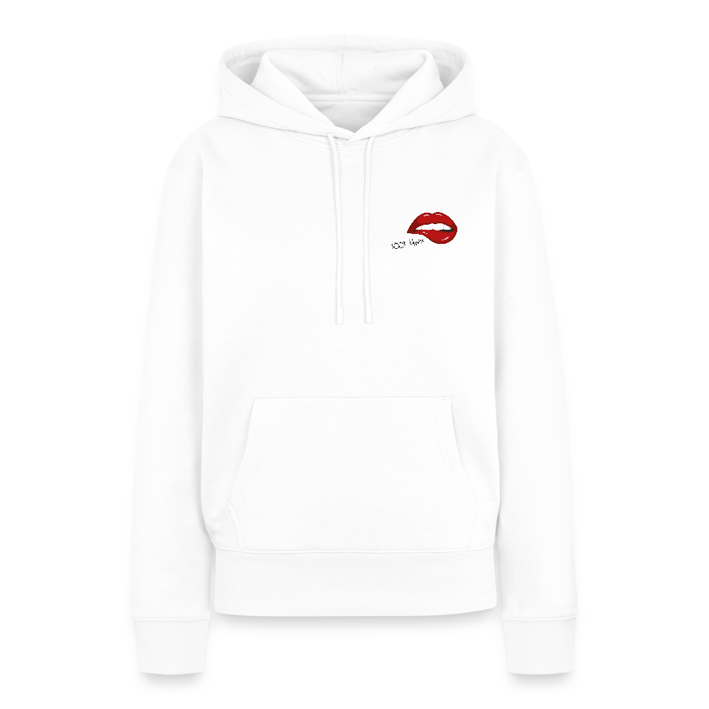 Damen Premium Hoodie - Sööt Lippen - Weiß