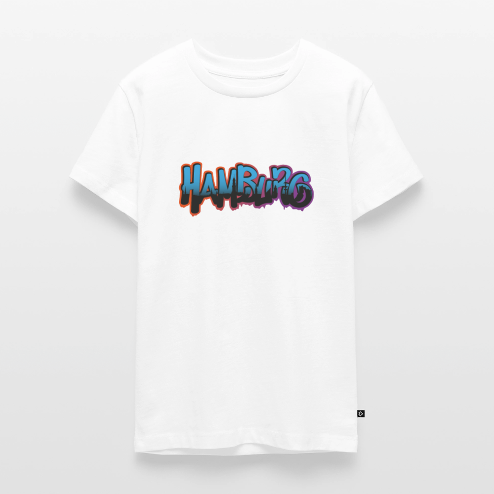 Teenager Premium T-Shirt - Hamburg - Weiß