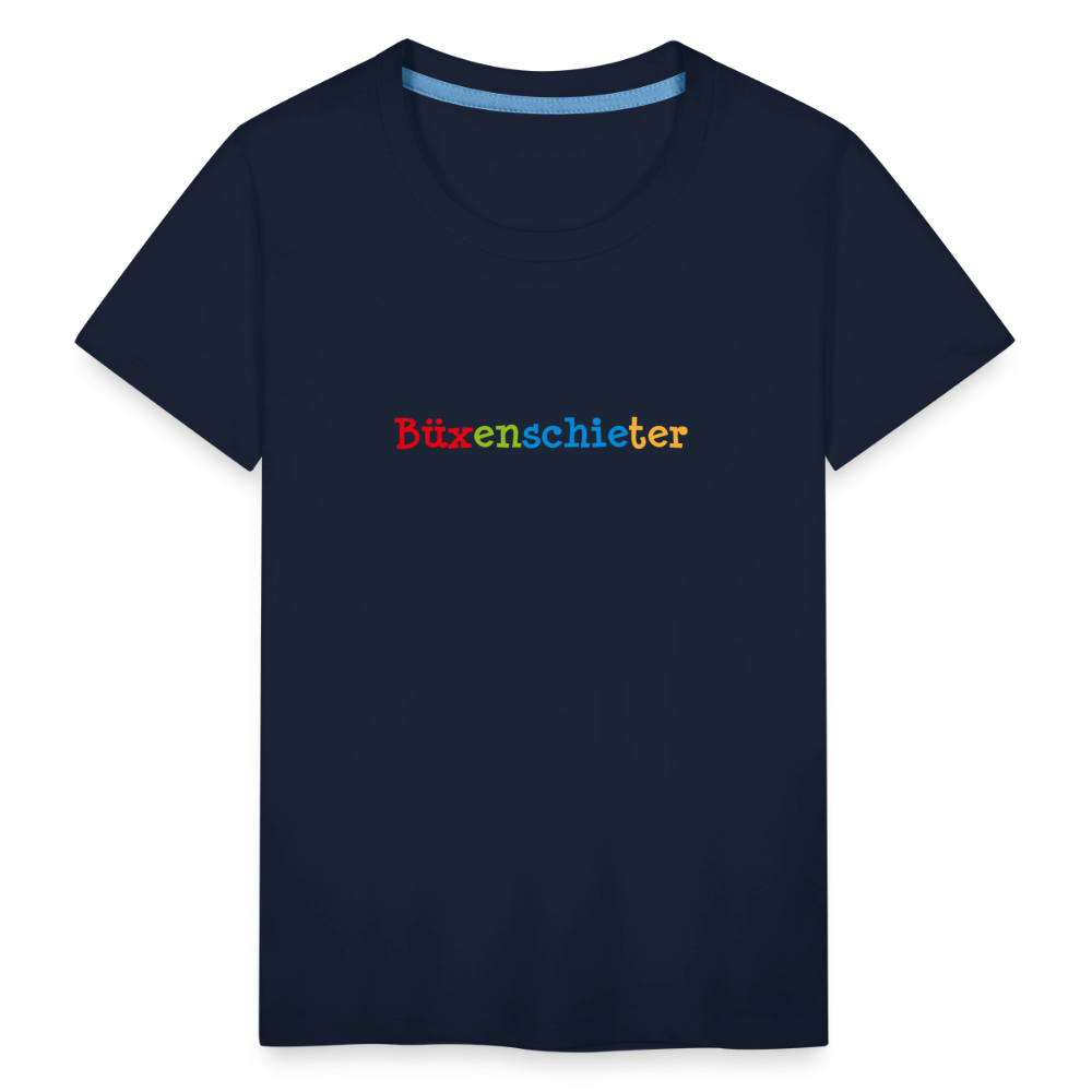 Kinder Premium T-Shirt - Büxenschieter - Navy