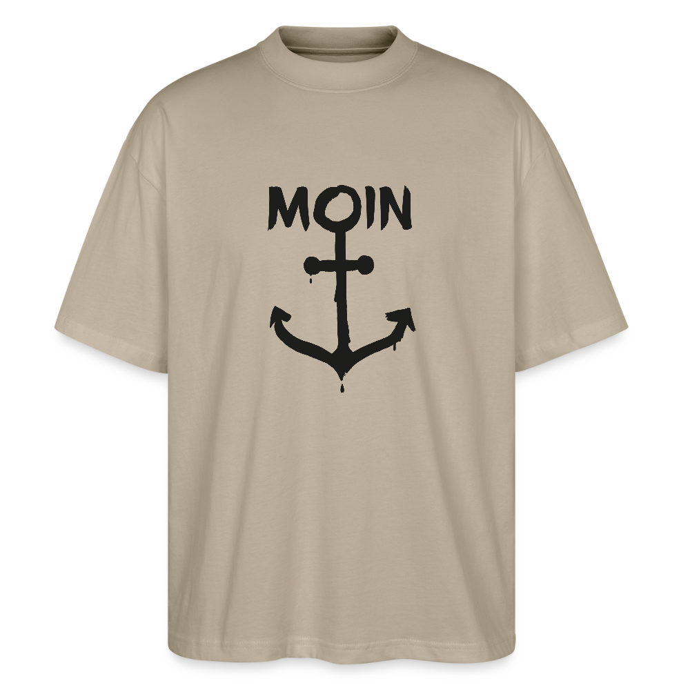 Unisex Oversize Bio-T-Shirt - Moin Anker - Steingrau