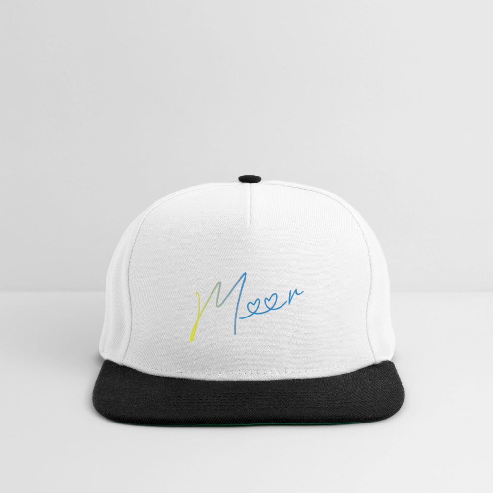 Snapback Cap - Meer - Weiß/Schwarz